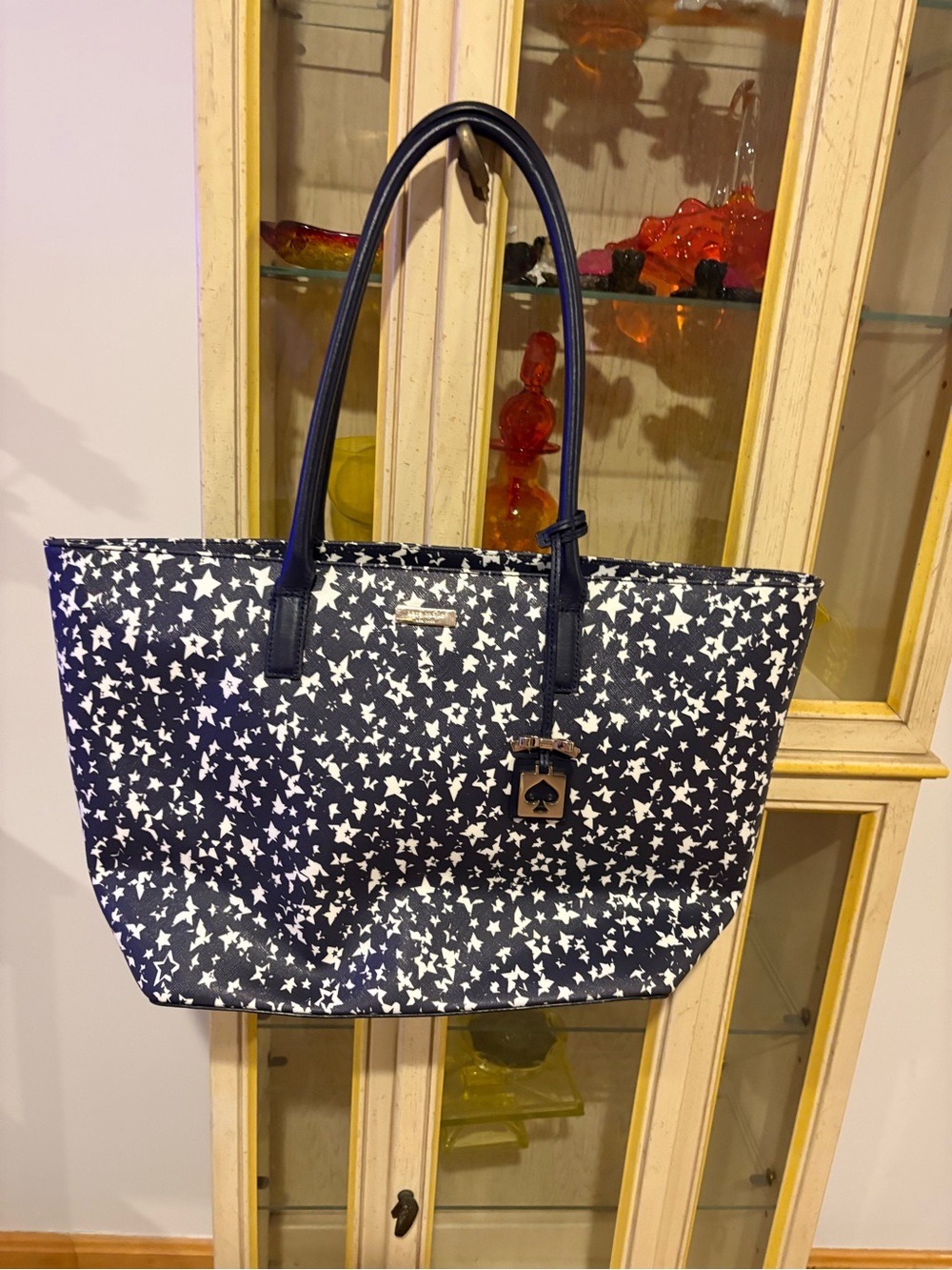 Kate spade novelty Star Print Tote Bag - Navy/White